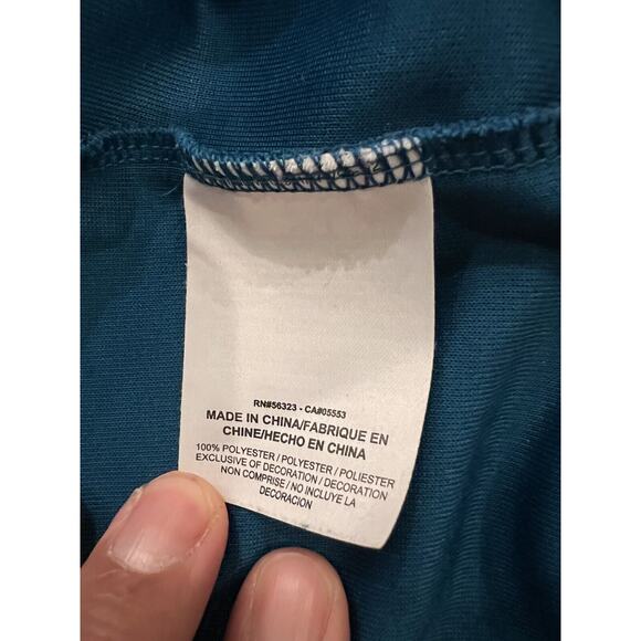 Nike Mens AIR Time 2.0 Basketball Turquoise Full Zip Jacket Size M 588812-393 - Picture 7 of 10